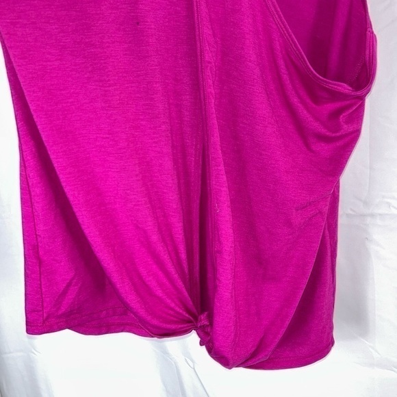 Athleta Tank Top Essence Tie Back Crewneck Pullover Cross Racerback Sleeveless - Picture 10 of 15